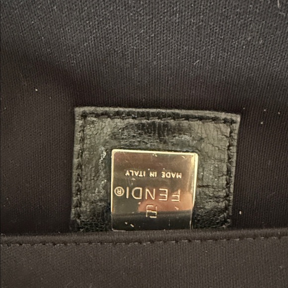 Fendi Satin Black Baguette - Picture 9 of 11